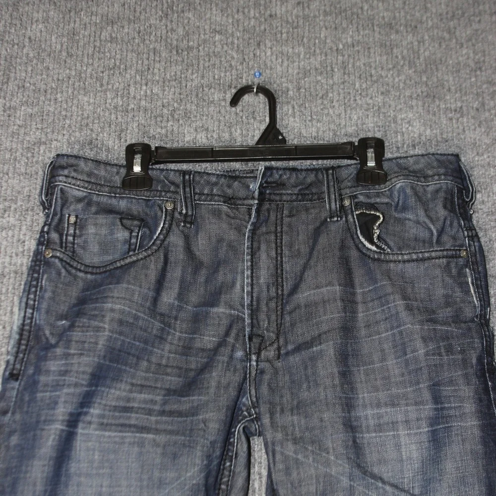 Buffalo David Bitton‎ Driven Jeans Mens 36 Blue Distressed Denim W36 L30.5